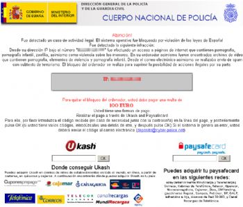Cientos de estafados por un virus que simula ser la Policía y pide 100 euros por haber visto porno