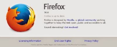 La versión de Firefox 30 esta disponible para descarga